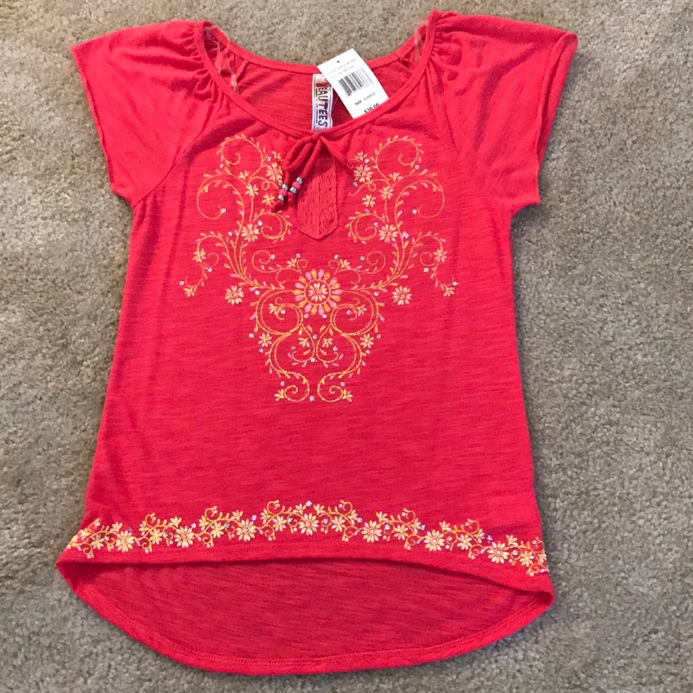 Beautees - Graphic T-Shirt, Color Melon, Size XL